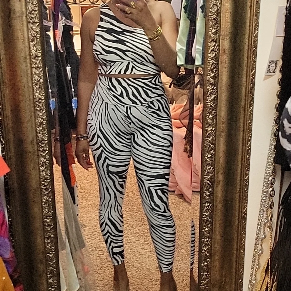 💥 NWOT Beautiful Zebra Print Set 💥 - Picture 14 of 17